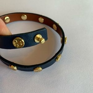 Tory Burch leather wrap bracelet